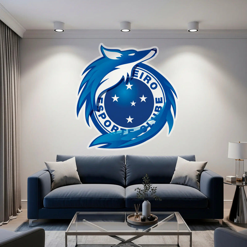 Adesivo Cruzeiro Raposa  Lançamento Exclusivo 120x120 Cm