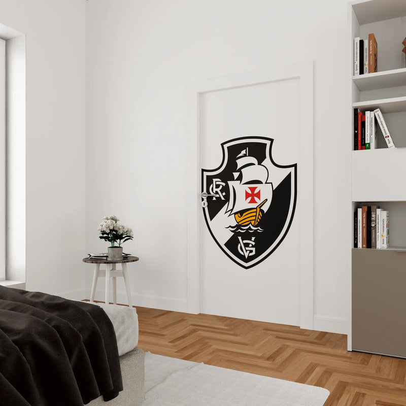 Adesivo De Porta Vasco - Tradição E Raça Na Sua Entrada
