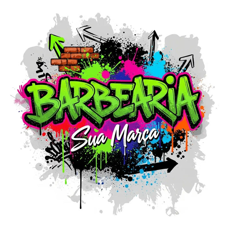 Adesivo Barbearia Gigante 140cm - Diversos Modelos
