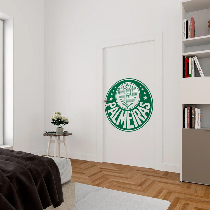 Adesivo De Porta Palmeiras - Estilo E Raça Alviverde Adesivo De Porta Palmeiras - Mostre Seu Orgulho No Verdão
