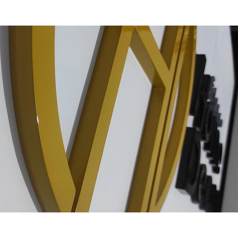 Logo Em Alto Relevo Pvc 20mm Letreiro Fachada 1,20m Cor A Combinar