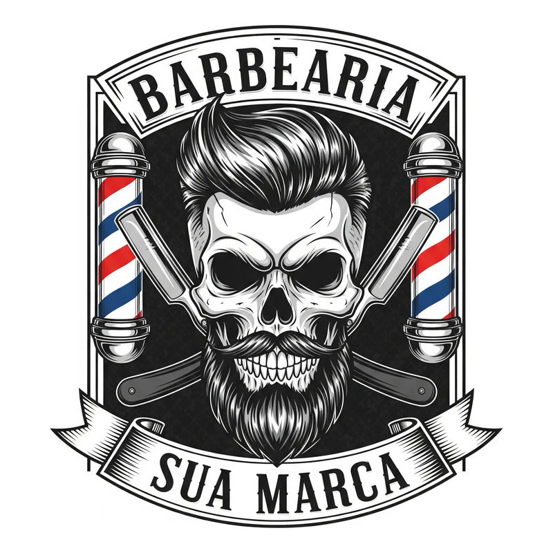 Adesivo Barbearia Gigante 140cm - Diversos Modelos