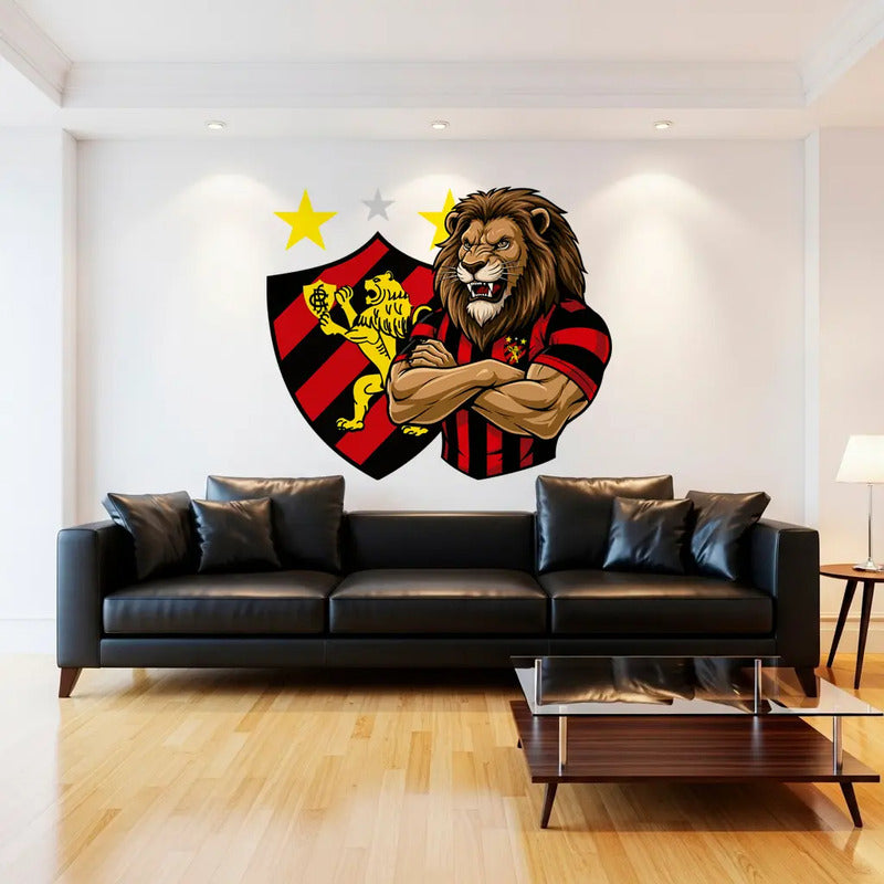 Adesivo Gigante Sport Recife 140x106cm - Leão Da Ilha
