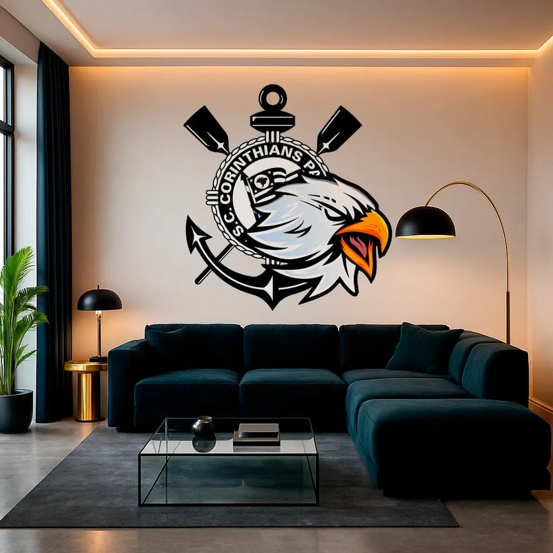 Adesivo Corinthians 3,50x3,50m - Gigante Como Sua Paixão