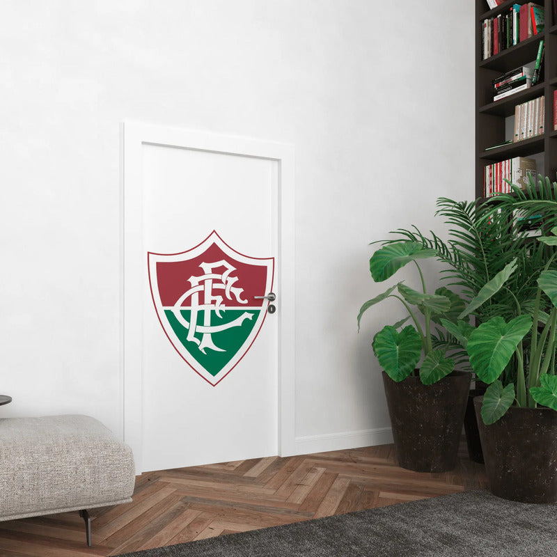 Adesivo De Porta Fluminense - A História Do Flu Na Sua Casa Adesivo De Porta Fluminense Paixão - Que Vem De Gerações