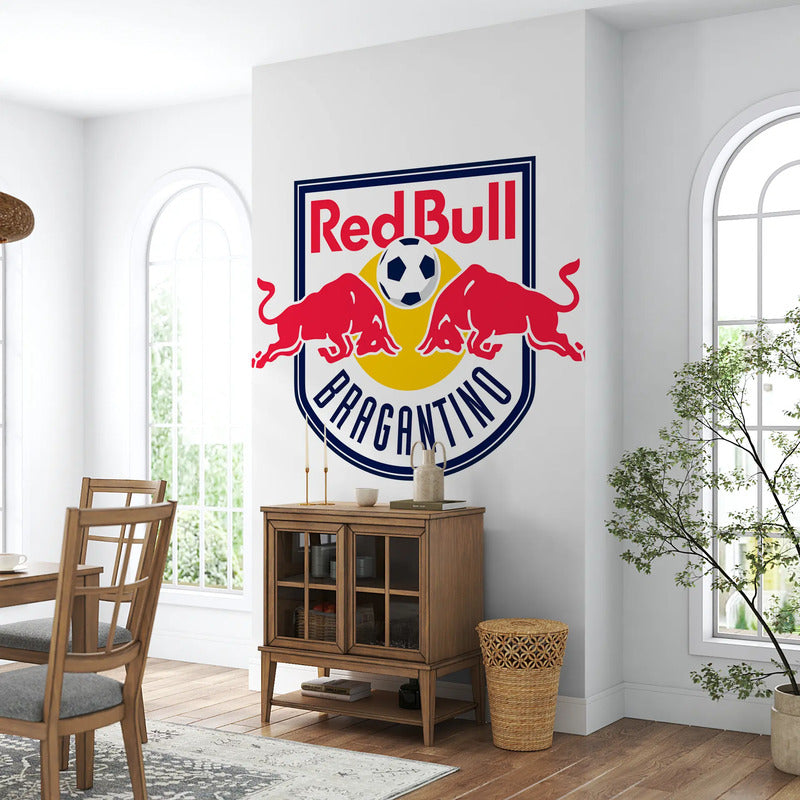 Adesivo Gigante Sport Recife 140x106cm - Leão Da Ilha Red Bull Bragantino - Massa Bruta
