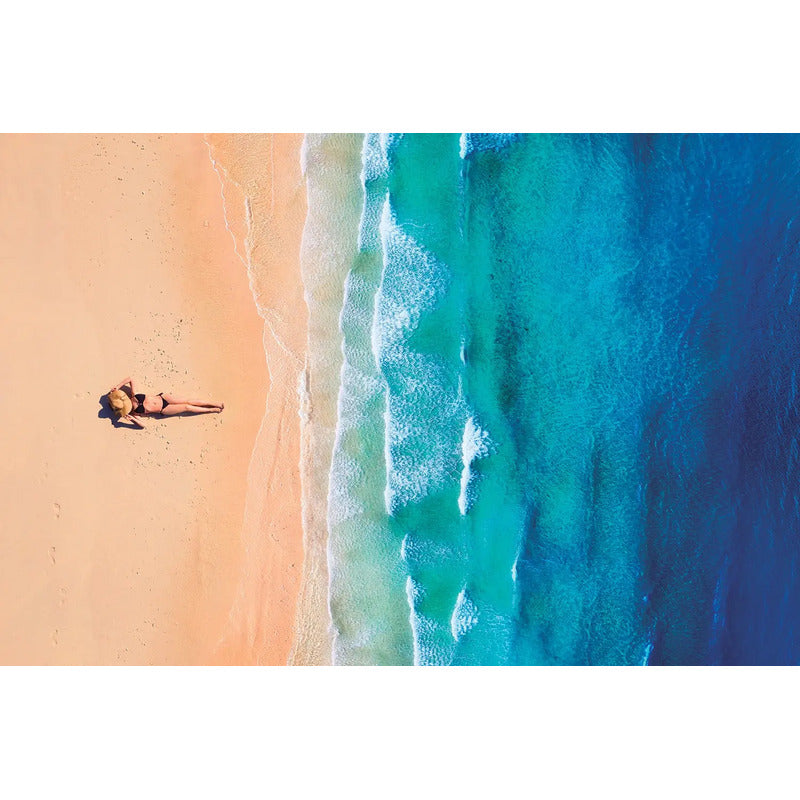 Adesivo Papel De Parede Praia 140x100cm De Alta Resolução