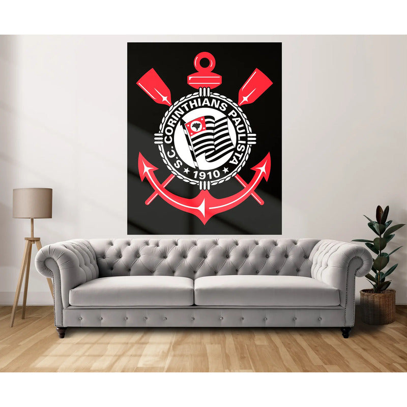 Adesivo Corinthians 110x140cm - Gigante Como Sua Paixão