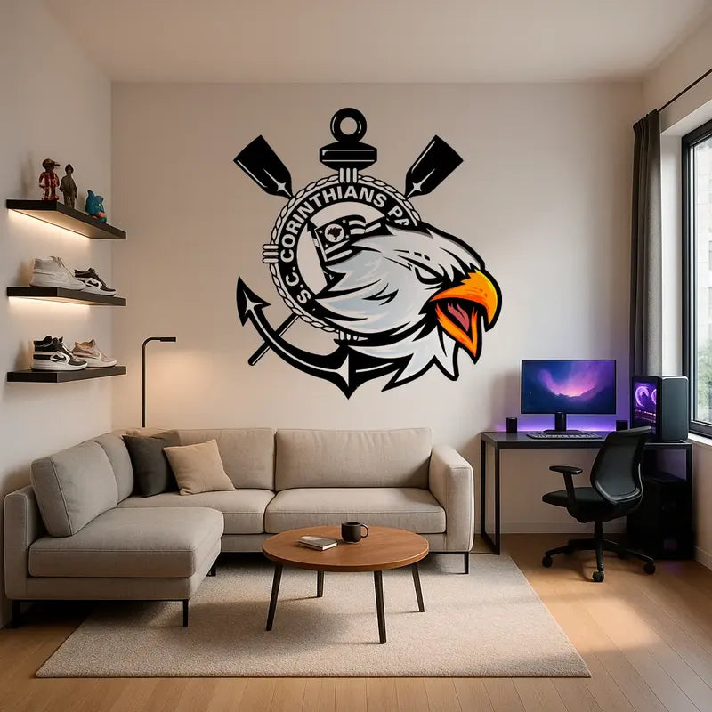Adesivo Corinthians Gaviões Fiel Gigante - Visual Imponente