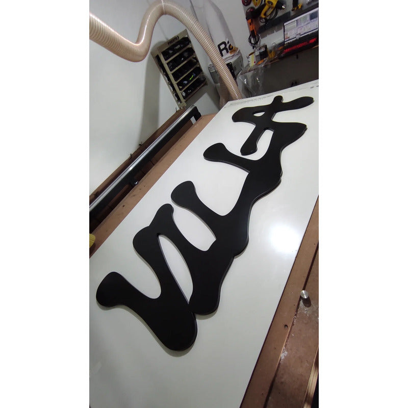 Logo Alto Relevo Pvc 20mm 500cm Para Fachada Personalizado