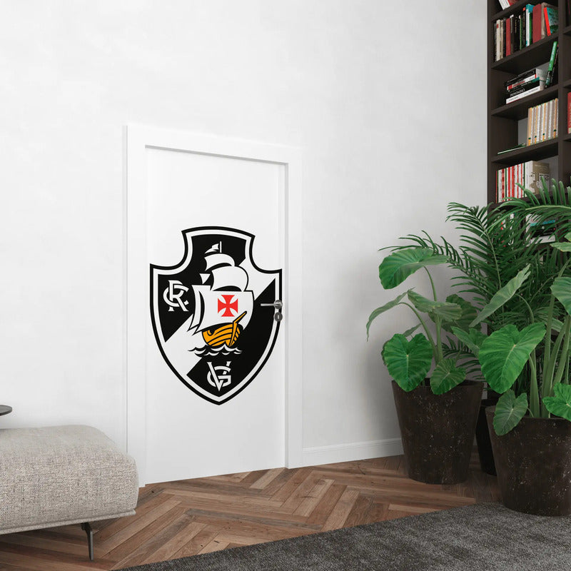 Adesivo De Porta Vasco - Tradição E Raça Na Sua Entrada