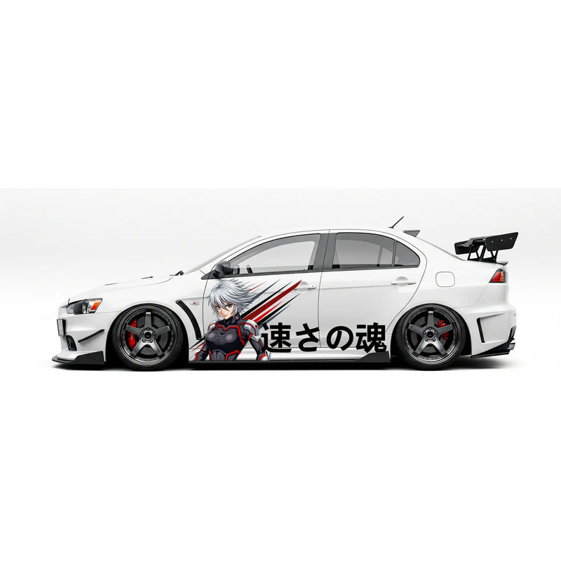 Adesivo Carro Tuning Feminino 189x70cm - Itasha Jdm