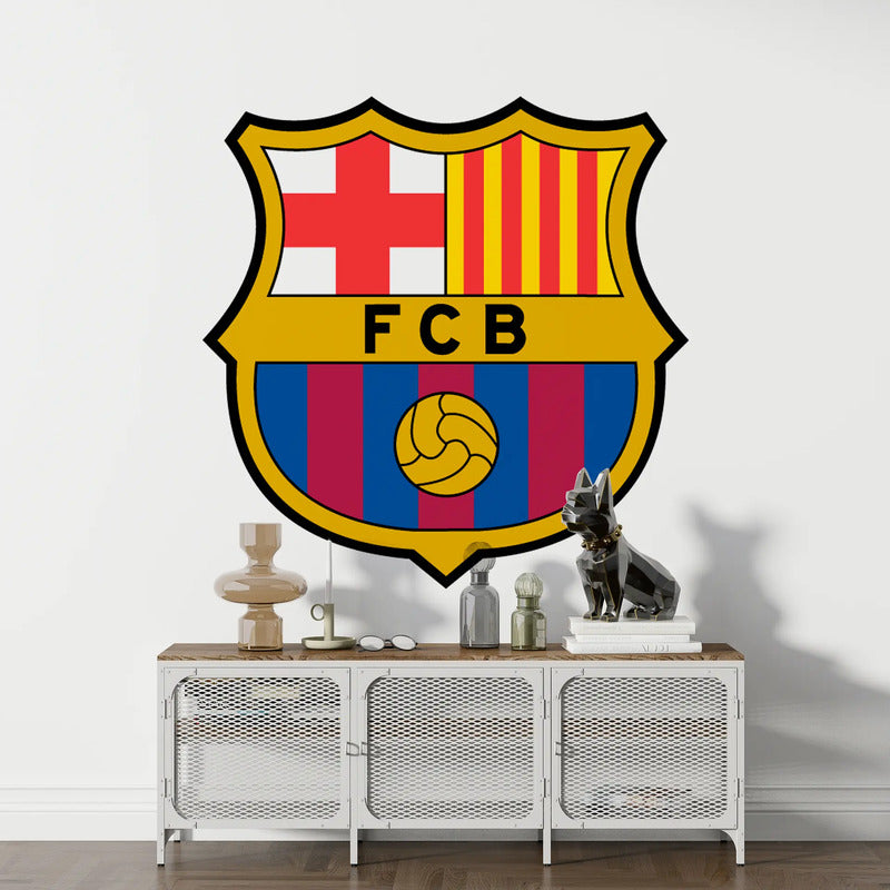 Adesivo Barcelona Gigante 120x118cm - Paixão Do Barça Barcelona - Paixão Culé