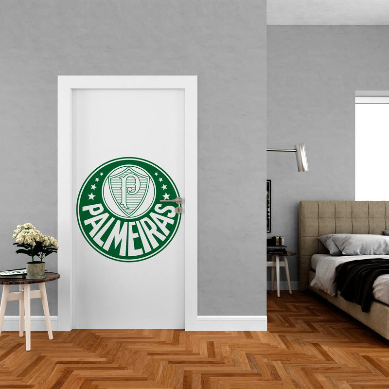 Adesivo De Porta Palmeiras - Estilo E Raça Alviverde Adesivo De Porta Palmeiras - Mostre Seu Orgulho No Verdão