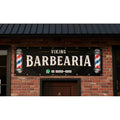 Banner Barbearia 150cm - Inclua Sua Marca E Whatsapp Grátis