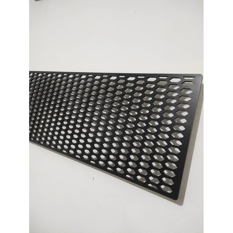 Tela Grade Colmeia Automotiva Mk1 Universal 150x30 Cm Preta