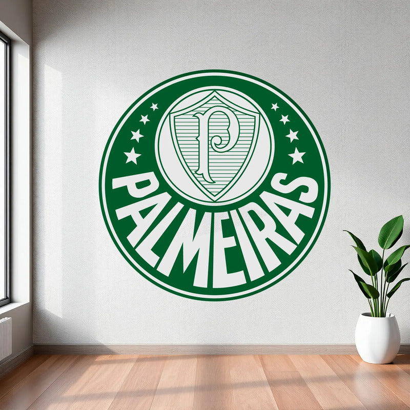 Adesivo Palmeiras 120x120cm - Verdão Em Grande Estilo! Palmeiras - Escudo Do Verdão