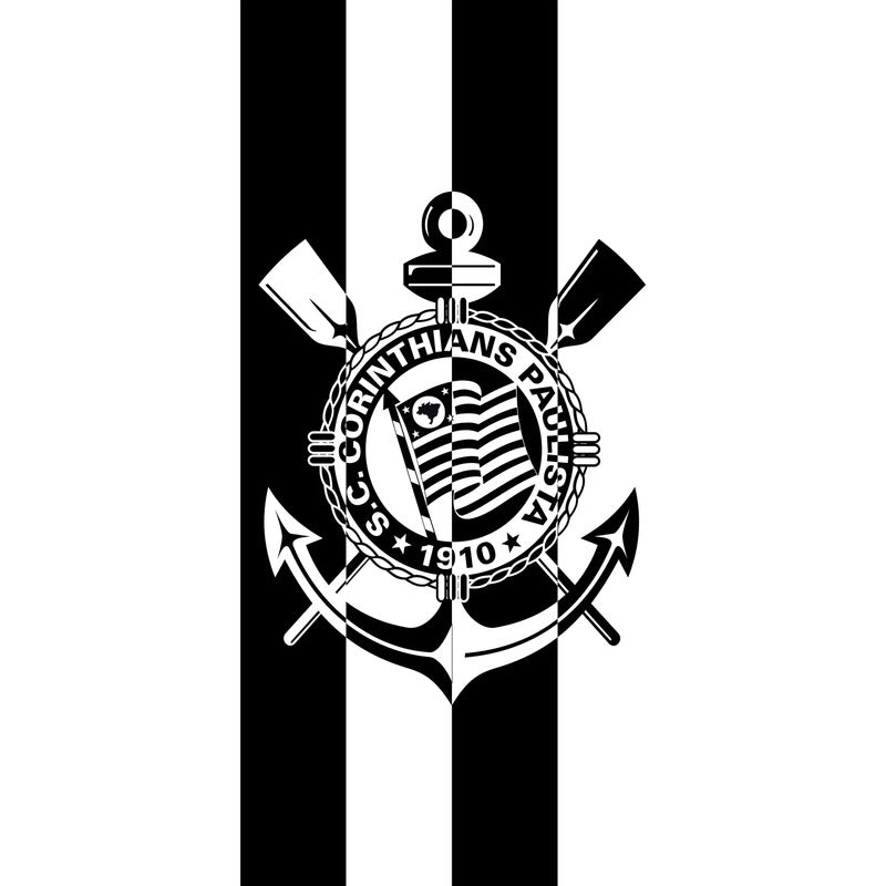 Adesivo Para Porta Corinthians Decoração Do Timão Imponente
