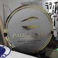 Placa Painel De Acrílico Gigante 100x100 Logo Personalizada Acrílico Gigante 100x100 Cm