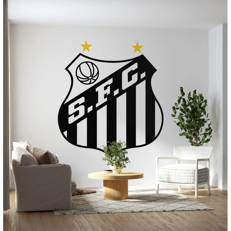 Adesivo Do Santos 91x100cm - Glorioso Alvinegro! Santos - Paixão Alvinegra