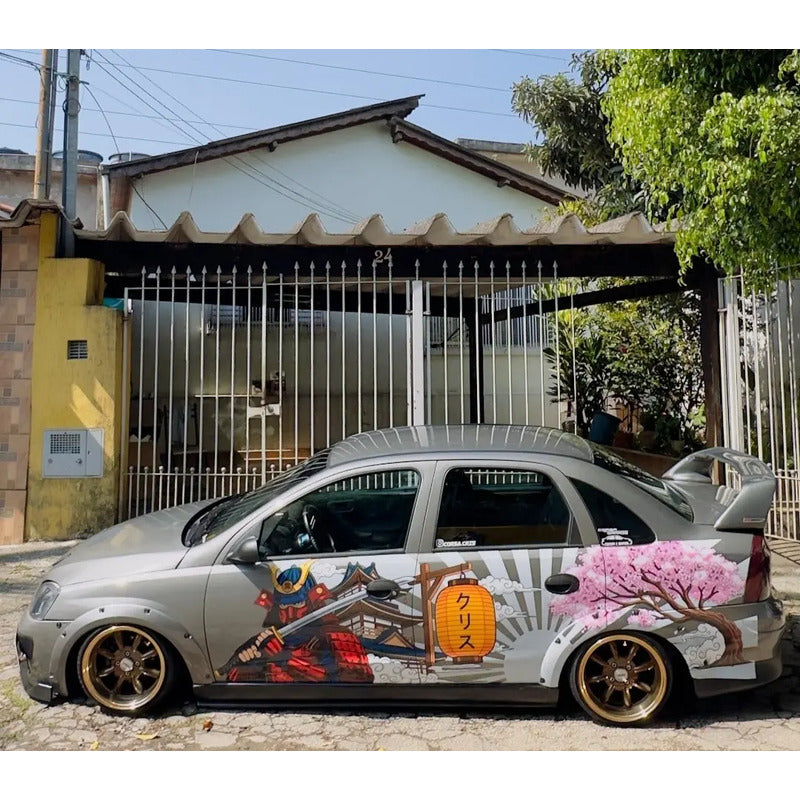 Adesivo Carro Tuning Dragão Japonês 189x70cm - Poder E Arte