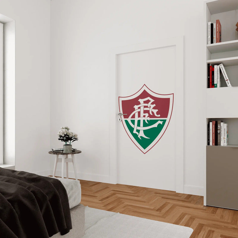 Adesivo De Porta Fluminense - A História Do Flu Na Sua Casa Adesivo De Porta Fluminense Paixão - Que Vem De Gerações