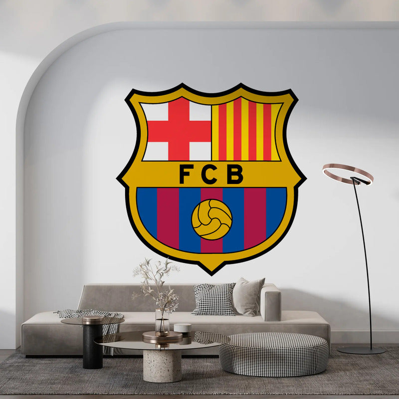 Adesivo Barcelona Gigante 120x118cm - Paixão Do Barça Barcelona - Paixão Culé