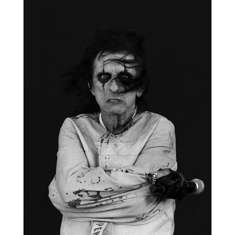 Adesivo Alice Cooper  O Rock Na Veia Na Sua Parede