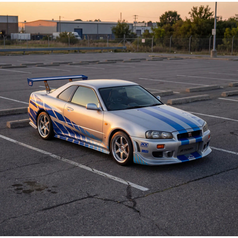 Adesivo Skyline R34 Brian - Velozes E Furiosos