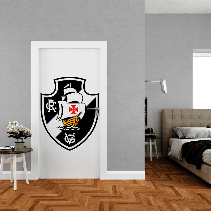 Adesivo De Porta Vasco - Tradição E Raça Na Sua Entrada