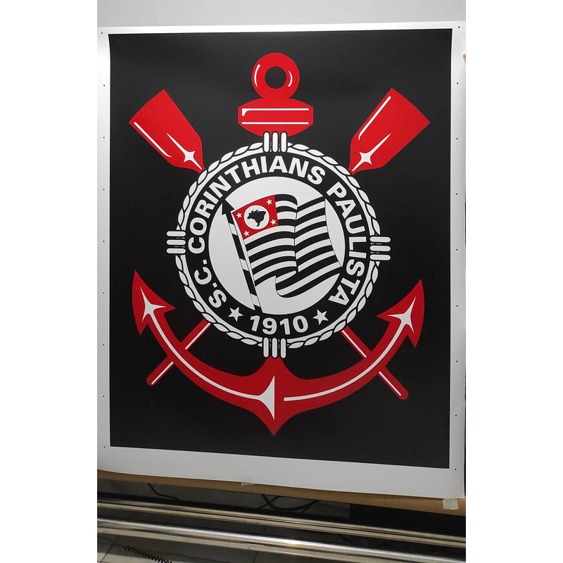 Adesivo Corinthians 110x140cm - Gigante Como Sua Paixão