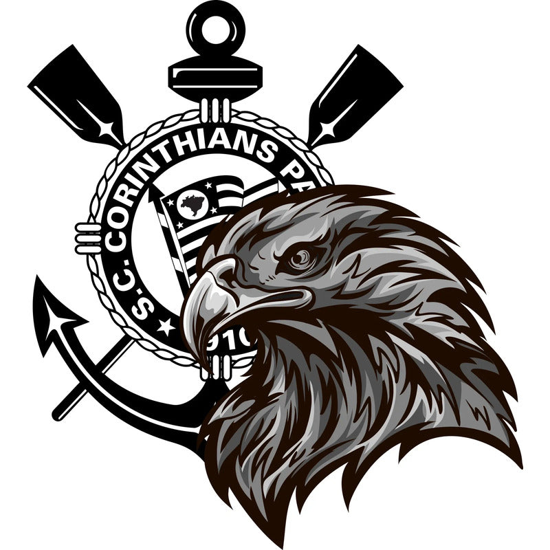 Adesivo Corinthians Gaviões Fiel Gigante - Visual Imponente