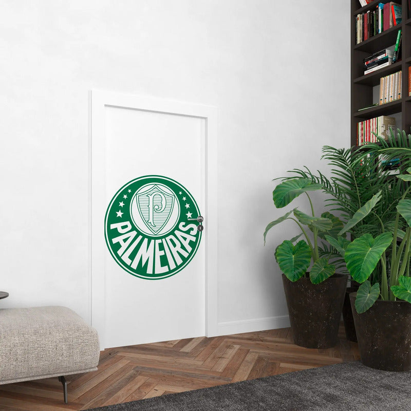 Adesivo De Porta Palmeiras - Estilo E Raça Alviverde Adesivo De Porta Palmeiras - Mostre Seu Orgulho No Verdão