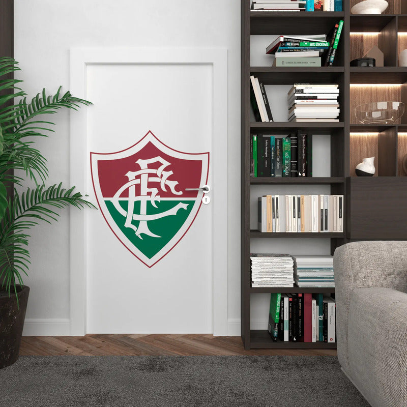 Adesivo De Porta Fluminense - A História Do Flu Na Sua Casa Adesivo De Porta Fluminense Paixão - Que Vem De Gerações