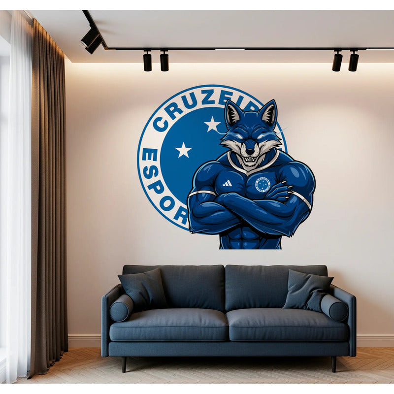 Adesivo Cruzeiro Raposa - Orgulho Celeste 130x120 Cm Cruzeiro