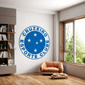 Adesivo Do Cruzeiro Gigante 120x120cm - A Raposa Imponente Adesivo Do Cruzeiro Esporte Clube