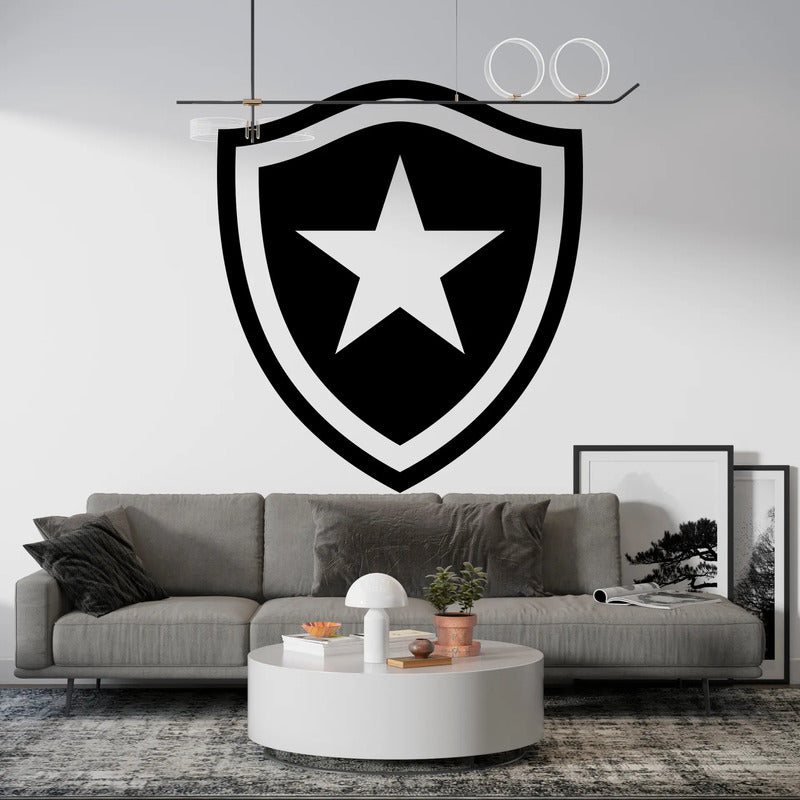 Adesivo Do Botafogo Gigante 80x90cm - Lendária Estrela Botafogo
