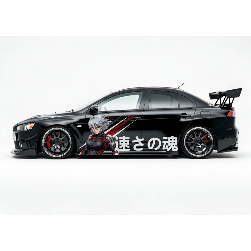 Adesivo Carro Tuning Feminino 189x70cm - Itasha Jdm
