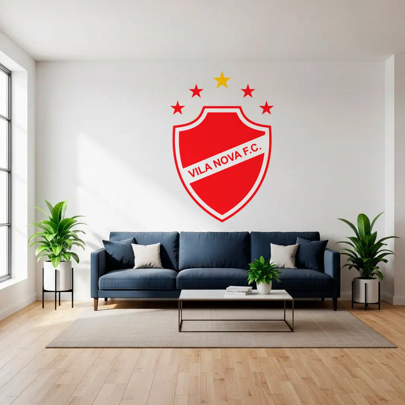 Adesivo Vila Nova Fc Escudo Gigante 140x95cm Vila Nova Fc