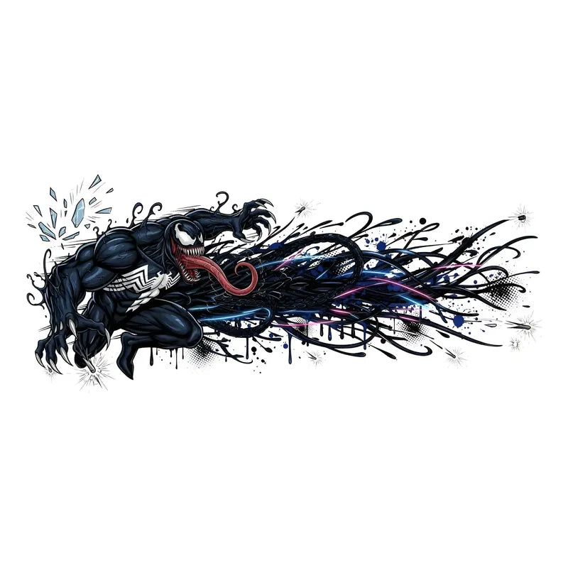 Adesivo Lateral Carro Venom Bleach Lobo 189x70cm