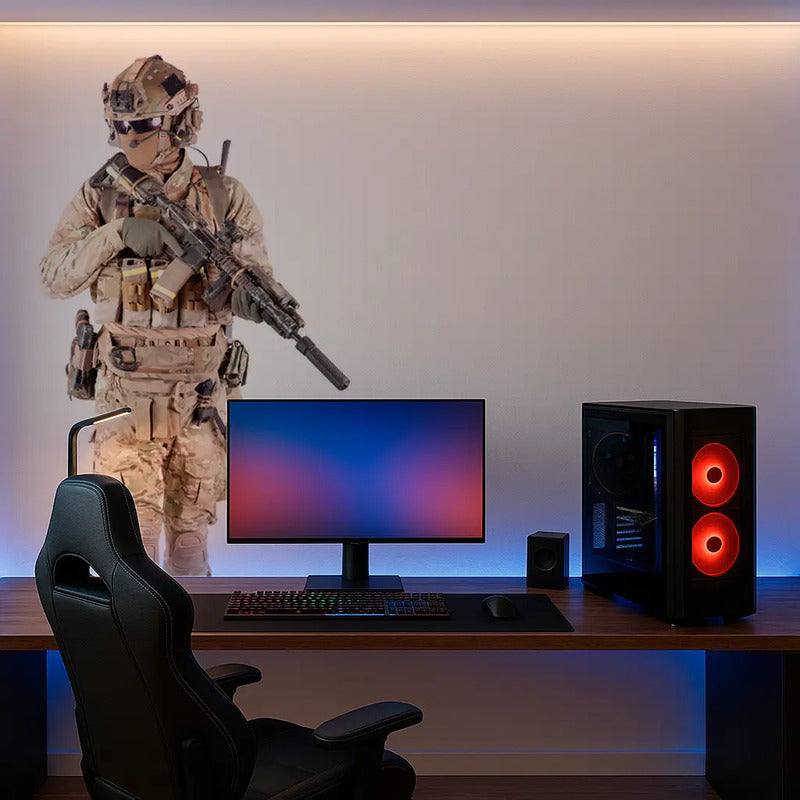Adesivo Gamer Call Of Duty Gigante 140x113cm + Logo Do Cod