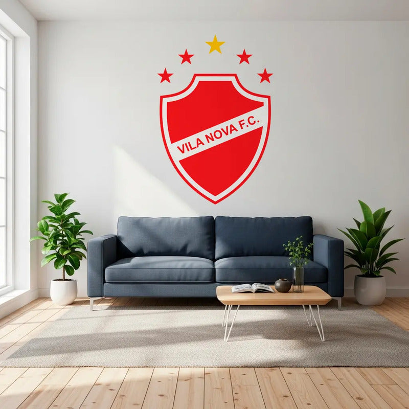 Adesivo Vila Nova Fc Escudo Gigante 140x95cm Vila Nova Fc