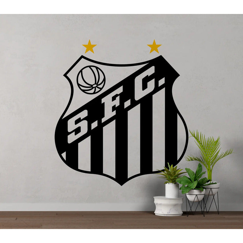 Adesivo Do Santos 91x100cm - Glorioso Alvinegro! Santos - Paixão Alvinegra