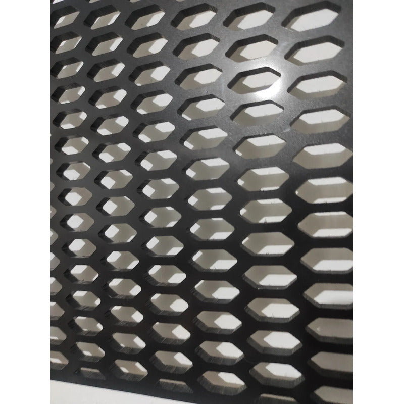 Tela Grade Colmeia Automotiva Mk1 Universal 97x22cm Preta