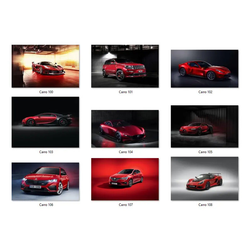 Adesivo De Supercarros Gigante 180x120cm - Visual Imponente