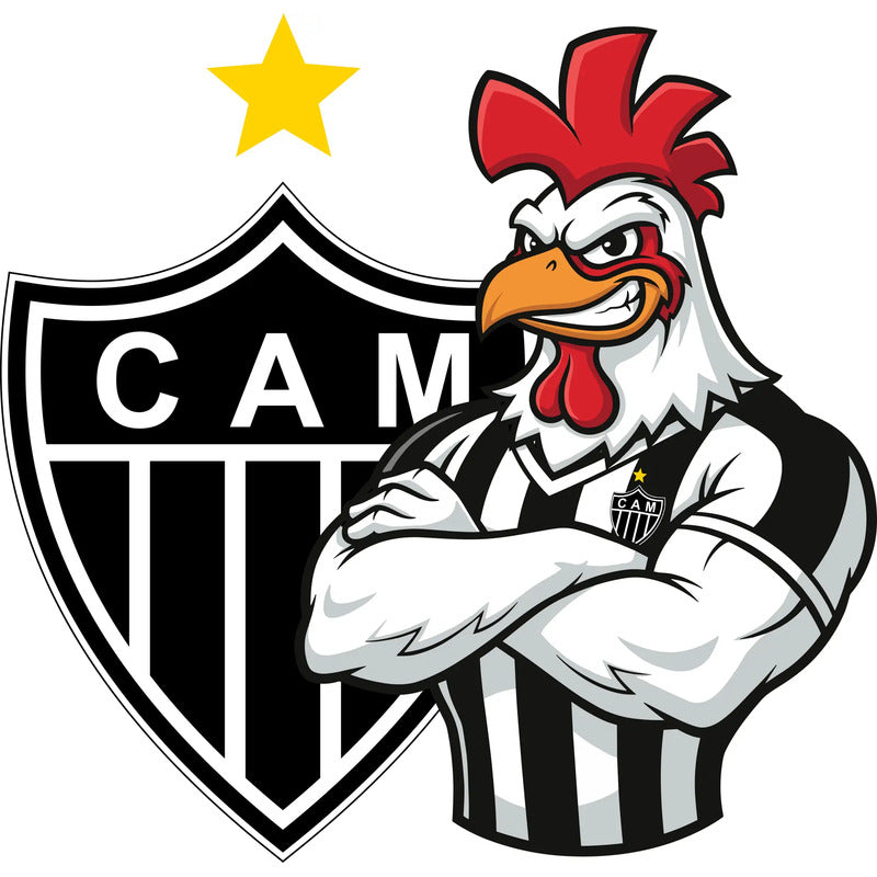 Adesivo Atlético Mineiro - Mascote Gigante Do Galo Galoucura