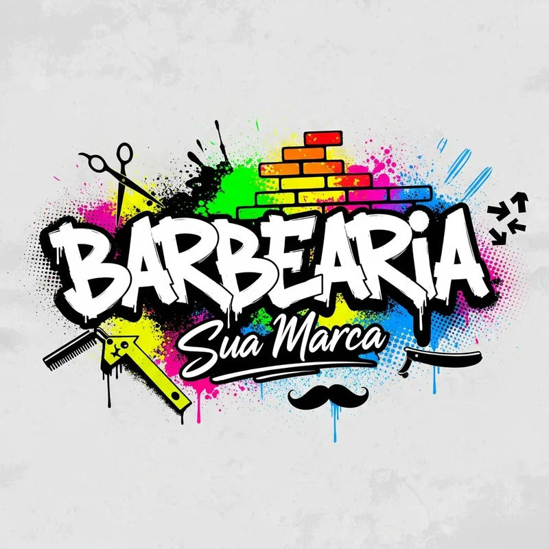 Adesivo Barbearia Gigante 140cm - Diversos Modelos