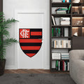 Adesivo De Porta Flamengo - Decore Com Raça Rubro-negra Adesivo De Porta Flamengo - A Cara Do Mengão Em Casa