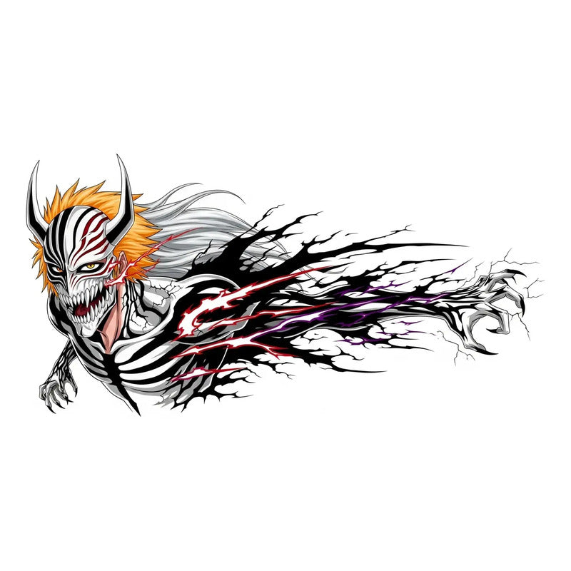 Adesivo Lateral Carro Venom Bleach Lobo 189x70cm