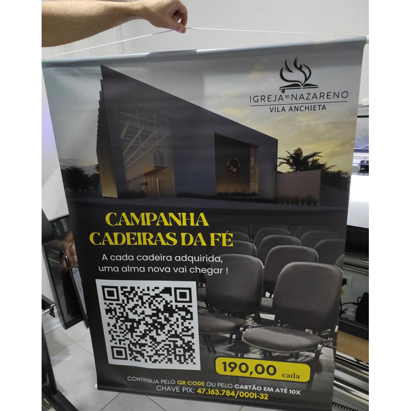 Banner Personalizado 120x90 Cm - Envie Sua Arte